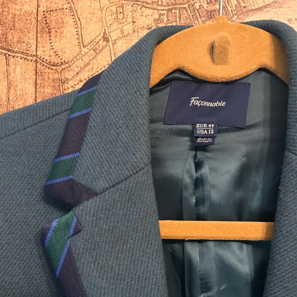 Women’s Faconnable wool blazer size 12/44 EUR